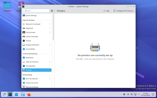 KDE Plasma 6.5. Скругленные углы, разрешения для Flatpak, ночные обои KDE Plasma 6.5. Скругленные углы, разрешения для Flatpak, ночные обои
